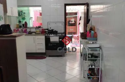 Sobrado com 3 dormitórios à venda, 133 m² por r$ 650.000,00 - jardim santo antônio - santo andré/sp