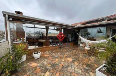 Cobertura com 3 dormitórios à venda, 166 m² por r$ 950.000,00 - santa teresinha - santo andré/sp