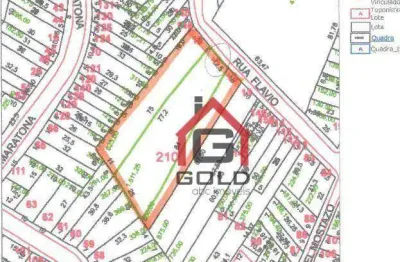 Terreno para alugar, 1511 m² por r$ 6.100,00/mês - vila alto de santo andré - santo andré/sp