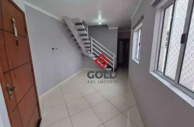 Cobertura com 2 dormitórios à venda, 100 m² por r$ 370.000,00 - jardim ipanema - santo andré/sp