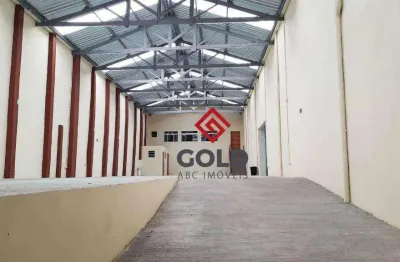 Galpão, 2260 m² - venda por r$ 6.150.000,00 ou aluguel por r$ 54.837,56/mês - jardim santo antônio - santo andré/sp