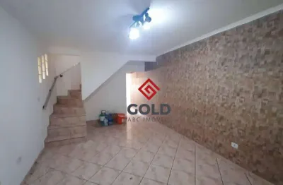 Sobrado com 2 dormitórios, 150 m² - venda por r$ 550.000,00 ou aluguel por r$ 2.807,00/mês - vila camilópolis - santo andré/sp