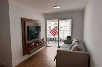 Apartamento com 3 dormitórios para alugar, 91 m² por r$ 4.573,00/mês - parque das nações - santo andré/sp