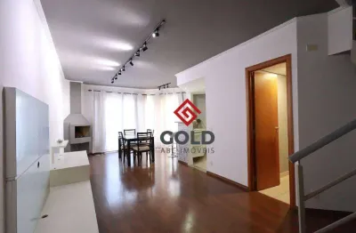 Apartamento com 1 dormitório para alugar, 105 m² por r$ 5.103,00/mês - jardim - santo andré/sp