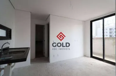 Apartamento com 2 dormitórios à venda, 36 m² por r$ 370.000,00 - campestre - santo andré/sp