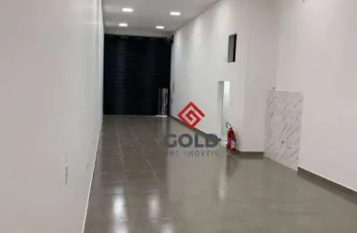 Salão para alugar, 110 m² por r$ 5.000,00/mês - parque novo oratório - santo andré/sp