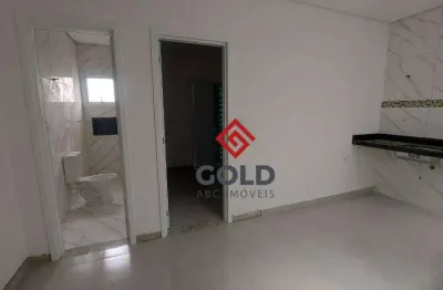 Kitnet com 1 dormitório para alugar, 22 m² por r$ 1.370,00/mês - parque novo oratório - santo andré/sp
