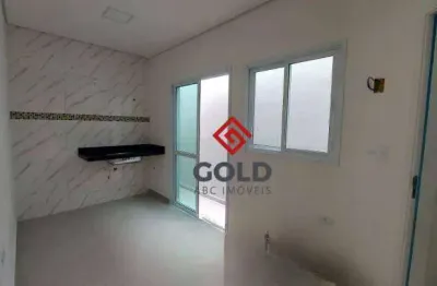 Kitnet com 1 dormitório para alugar, 22 m² por r$ 1.370,00/mês - parque novo oratório - santo andré/sp