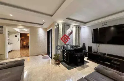 Sobrado com 3 dormitórios à venda, 199 m² por r$ 700.000,00 - vila camilópolis - santo andré/sp