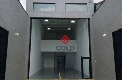 Salão para alugar, 134 m² por r$ 5.200,00/mês - alves dias - são bernardo do campo/sp