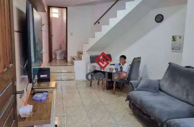 Sobrado com 2 dormitórios para alugar, 172 m² por r$ 2.780/mês - parque gerassi - santo andré/sp