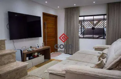 Sobrado com 3 dormitórios à venda, 165 m² por r$ 720.000,00 - parque capuava - santo andré/sp