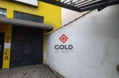 Salão para alugar, 100 m² por r$ 2.200,00/mês - parque joão ramalho - santo andré/sp