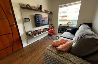 Apartamento com 2 dormitórios à venda, 54 m² por r$ 280.000,00 - jardim santo antônio - santo andré/sp