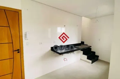 Cobertura com 2 dormitórios à venda, 71 m² por r$ 477.000,00 - parque oratório - santo andré/sp