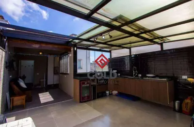 Cobertura com 2 dormitórios à venda, 74 m² por r$ 420.000,00 - vila junqueira - santo andré/sp