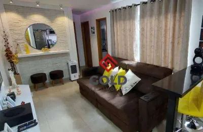 Cobertura com 2 dormitórios, 100 m² - venda por r$ 510.000,00 ou aluguel por r$ 3.040,00/mês - parque novo oratório - santo andré/sp