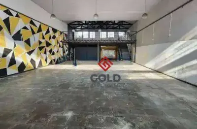 Galpão para alugar, 300 m² por r$ 10.436,00/mês - utinga - santo andré/sp