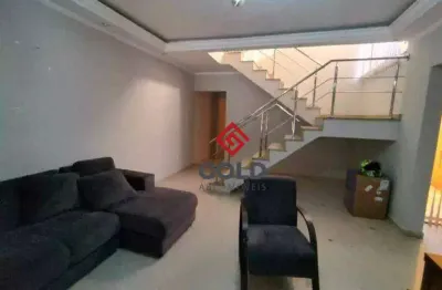 Sobrado com 3 dormitórios à venda, 216 m² por r$ 710.000,00 - parque marajoara - santo andré/sp