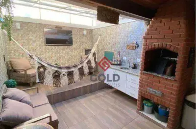 Sobrado com 3 dormitórios à venda, 150 m² por r$ 749.000,00 - utinga - santo andré/sp