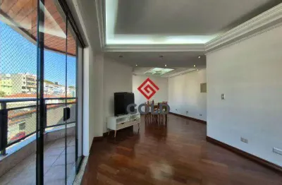 Apartamento com 3 dormitórios para alugar, 115 m² por r$ 3.701,00/mês - campestre - santo andré/sp