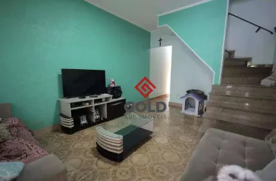 Sobrado com 4 dormitórios à venda, 197 m² por r$ 600.000,00 - parque joão ramalho - santo andré/sp