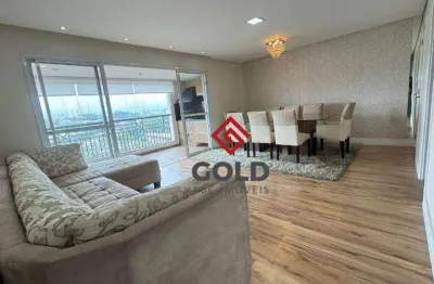 Apartamento para alugar, 136 m² por r$ 11.986,00/mês - jardim - santo andré/sp