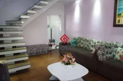 Sobrado com 4 dormitórios à venda, 226 m² por r$ 690.000,00 - parque jaçatuba - santo andré/sp