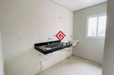 Apartamento com 1 dormitório para alugar, 45 m² por r$ 1.650,00/mês - vila curuçá - santo andré/sp