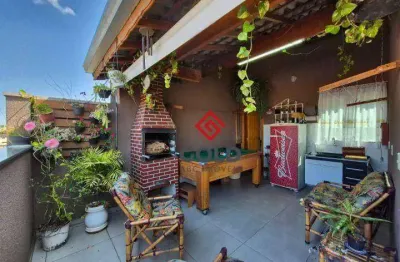 Cobertura com 2 dormitórios à venda, 100 m² por r$ 510.000,00 - vila bela vista - santo andré/sp