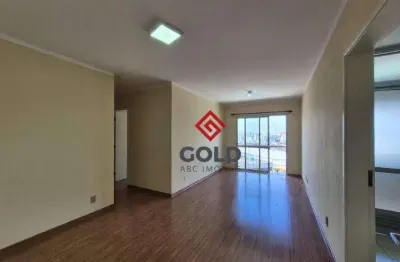 Apartamento com 3 dormitórios para alugar, 80 m² por r$ 3.940,00/mês - vila são pedro - santo andré/sp