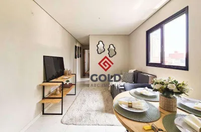 Cobertura com 2 dormitórios à venda, 102 m² por R$ 580.000 - Casa Branca - Santo André/SP