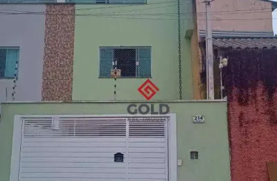 Sobrado com 3 dormitórios à venda, 138 m² por R$ 550.000,00 - Jardim do Estádio - Santo André/SP