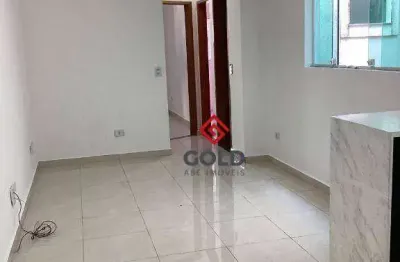 Cobertura com 2 dormitórios, 100 m² - venda por r$ 399.000,00 ou aluguel por r$ 2.350,00/mês - utinga - santo andré/sp