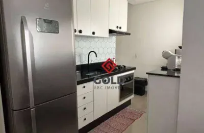 Cobertura com 2 dormitórios para alugar, 100 m² por r$ 3.090,00/mês - parque novo oratório - santo andré/sp