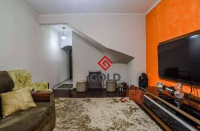 Sobrado com 4 dormitórios, 195 m² - venda por R$ 1.100.000,00 ou aluguel por R$ 5.154,00/mês - Vila Camilópolis - Santo André/SP