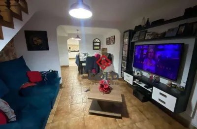 Sobrado com 2 dormitórios para alugar, 119 m² por r$ 2.439,45/mês - vila camilópolis - santo andré/sp