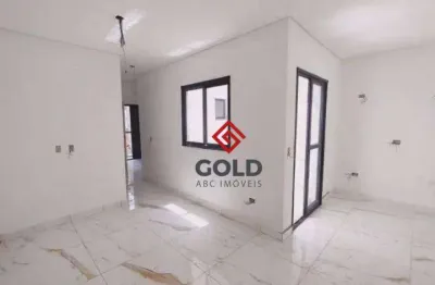 Apartamento com 2 dormitórios à venda, 44 m² por R$ 360.000,00 - Parque Erasmo Assunção - Santo André/SP