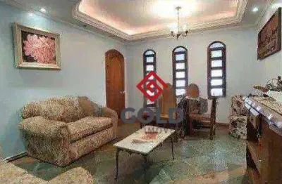 Sobrado com 3 dormitórios para alugar, 163 m² por R$ 7.325,00/mês - Vila Camilópolis - Santo André/SP