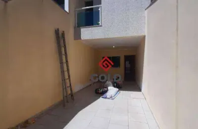 Sobrado com 3 dormitórios para alugar, 100 m² por R$ 2.628,61/mês - Parque Novo Oratório - Santo André/SP