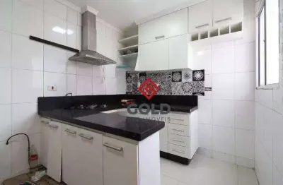 Cobertura com 2 dormitórios para alugar, 100 m² por r$ 2.242,00/mês - utinga - santo andré/sp