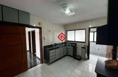 Apartamento com 3 dormitórios para alugar, 1 m² por r$ 5.006,00/mês - vila valparaíso - santo andré/sp