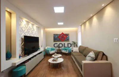 Casa com 5 dormitórios para alugar, 300 m² por r$ 7.010,00/mês - vila apiaí - santo andré/sp