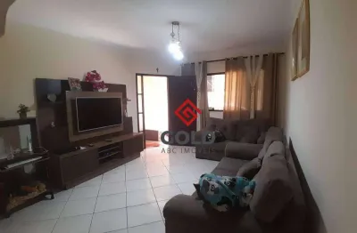 Sobrado com 3 dormitórios para alugar, 150 m² por r$ 4.128,40/mês - parque oratório - santo andré/sp