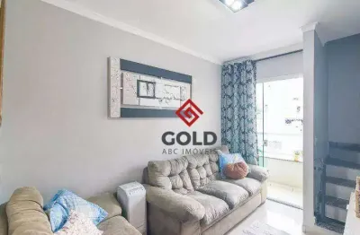 Cobertura com 2 dormitórios à venda, 108 m² por R$ 420.000,00 - Jardim Santo Antônio - Santo André/SP