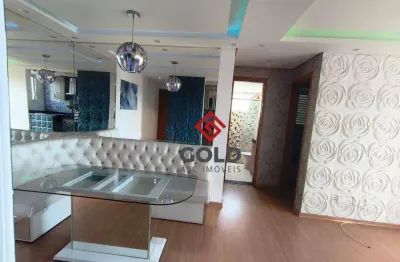 Apartamento com 2 dormitórios para alugar, 50 m² - Utinga - Santo André/SP