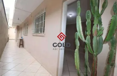 Casa com 2 dormitórios para alugar, 103 m² por R$ 2.223,00/mês - Jardim Ana Maria - Santo André/SP