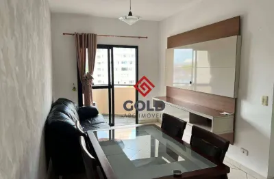 Apartamento com 1 dormitório para alugar, 49 m² por R$ 2.939,00/mês - Vila Quirino de Lima - São Bernardo do Campo/SP