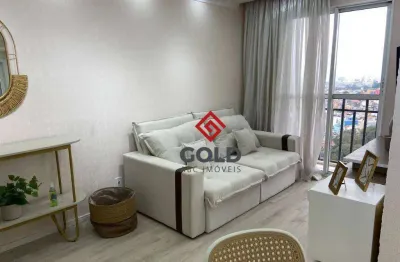 Apartamento com 3 dormitórios para alugar, 59 m² por R$ 4.100,00/mês - Parque Erasmo Assunção - Santo André/SP