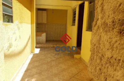 Casa com 1 dormitório para alugar, 50 m² por R$ 1.330,00/mês - Jardim Santo Alberto - Santo André/SP